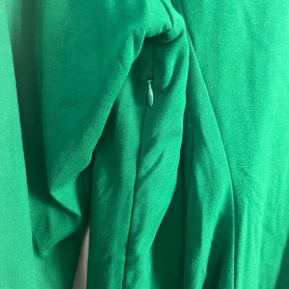 Talbots Kelly green faux wrap midi dress size 20W - Picture 5 of 6